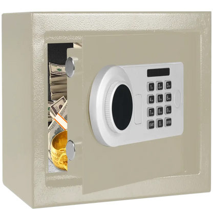 Metal Storage Safe with Keypad Lock (available in Black & Khaki)