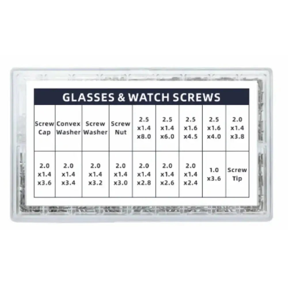 Micro Screw Set for Glasses, Watches, Phones & Tablets