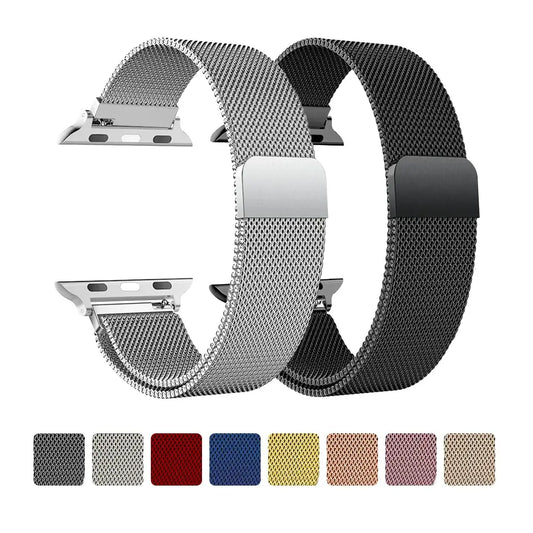 Milanese Loop Strap for the Apple Watch Ultra & Series 3–10 (10 colours available)