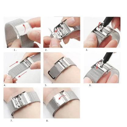 Milanese Strap for the Garmin Venu/Vivoactive/Forerunner Series (20mm/22mm) (4 colours available)