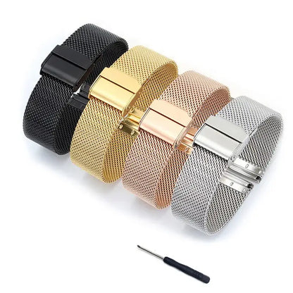 Milanese Strap for the Garmin Venu/Vivoactive/Forerunner Series (20mm/22mm) (4 colours available)