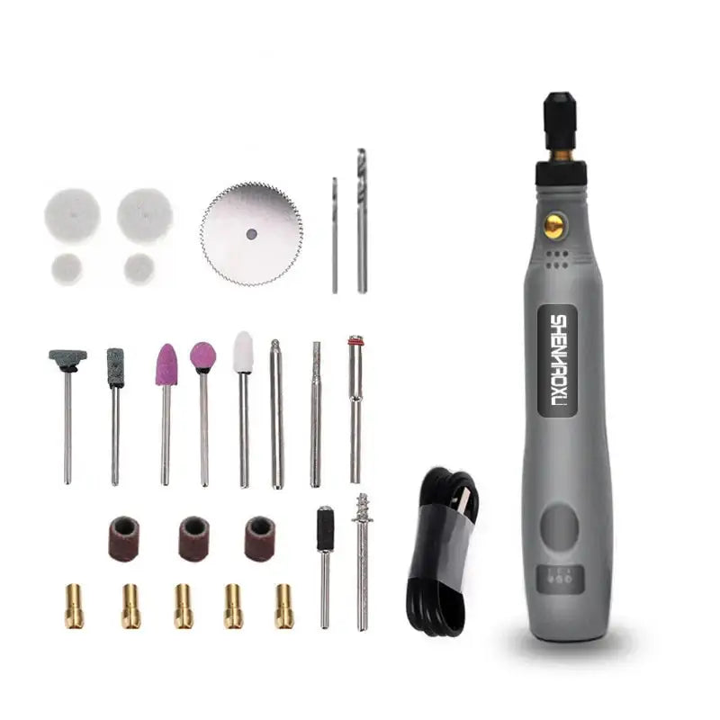 Mini Cordless Electric Drill & Grinder Set