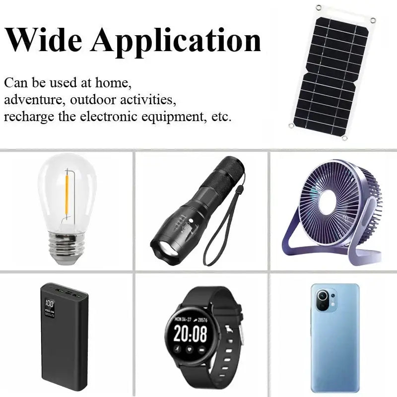 Mini Flexible Solar Charger 5V (different sets available)