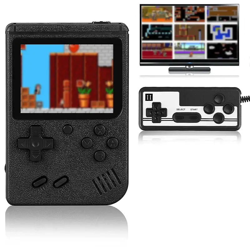 Mini Handheld Game Console – 400 Built-in Games (various types available)