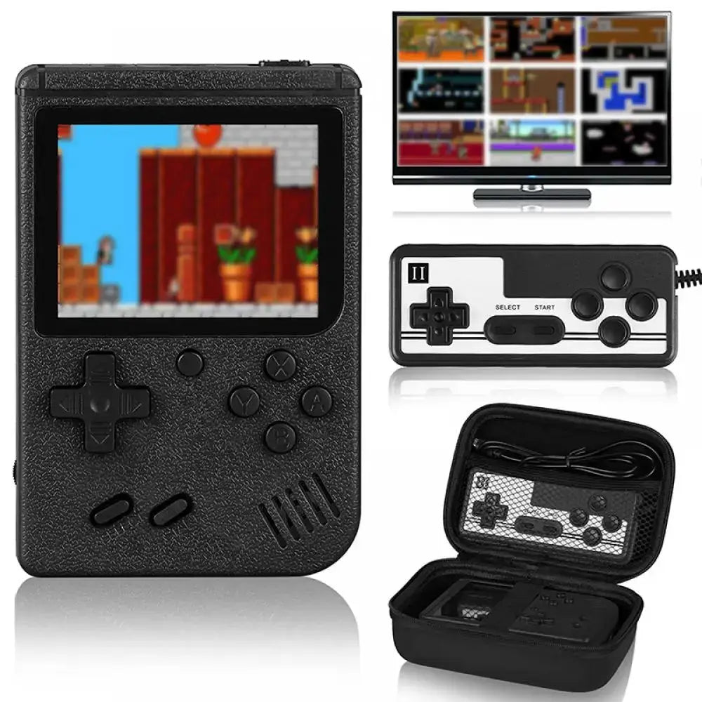 Mini Handheld Game Console – 400 Built-in Games (various types available)