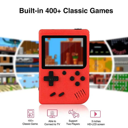 Mini Handheld Game Console – 400 Built-in Games (various types available)