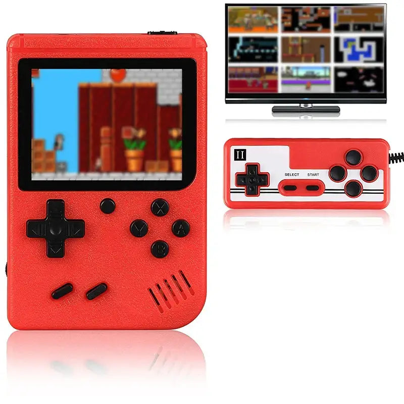 Mini Handheld Game Console – 400 Built-in Games (various types available)