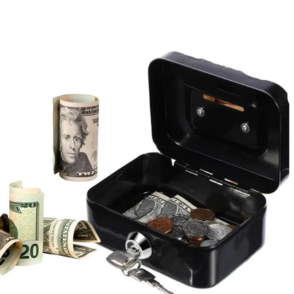 Mini Key Lock Money Safe Box (available in 4 colours)