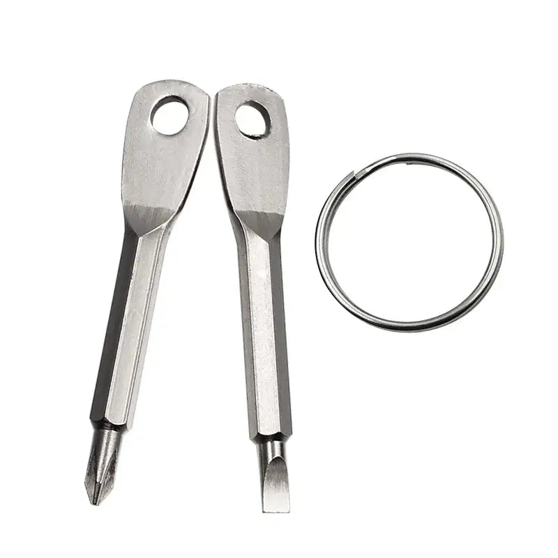 Mini Keychain Screwdriver Tool – Phillips & Slotted (2 colours available)