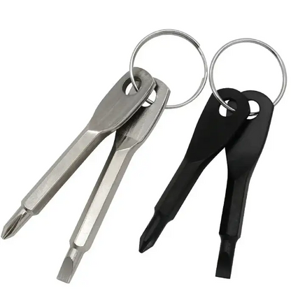 Mini Keychain Screwdriver Tool – Phillips & Slotted (2 colours available)