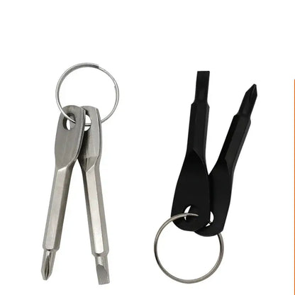 Mini Keychain Screwdriver Tool – Phillips & Slotted (2 colours available)