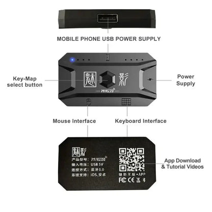 Mobile Controller Adapter – BT 5.0 (6 different sets available)