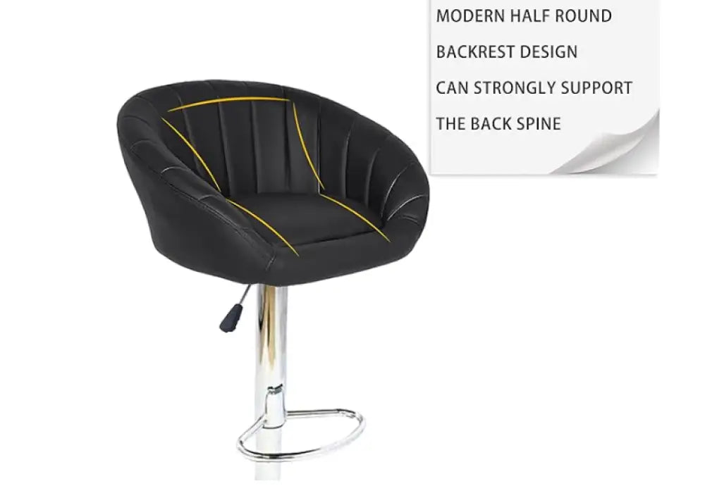 Bar Stool Chair with Back Support Set Of 4 PCs Promo +  Snap Deal.