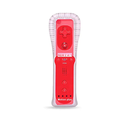 Motion Plus Remote & Nunchuk – Replacement with Silicone Case for Wii/Wii U