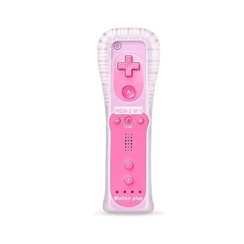 Motion Plus Remote & Nunchuk – Replacement with Silicone Case for Wii/Wii U