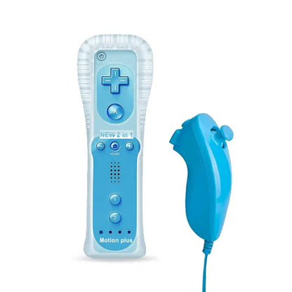 Motion Plus Remote & Nunchuk – Replacement with Silicone Case for Wii/Wii U