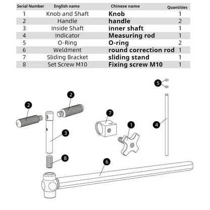 Mountain Bike Derailleur Hanger Alignment Tool