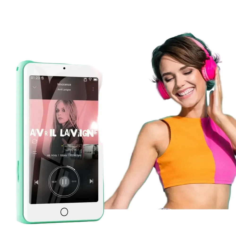 Bluetooth & WiFi MP3/MP4 Player with FM Radio & 512GB Storage