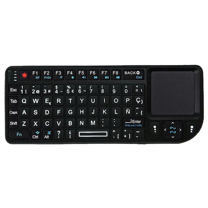 Mini Wireless Keyboard with Backlit Touchpad & Air Mouse