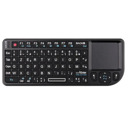 Mini Wireless Keyboard with Backlit Touchpad & Air Mouse