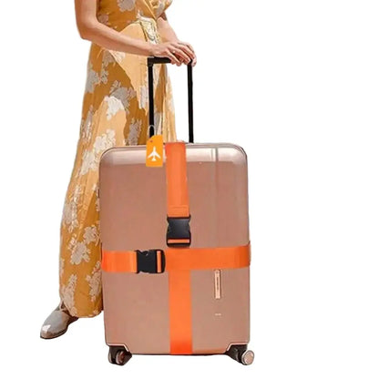 Multi-Colour Luggage Strap Set with Tag (8 colours available)