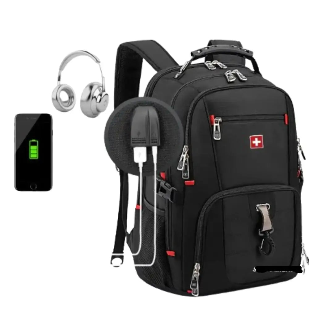 Multifunction USB Laptop Backpack – Waterproof Travel Bag