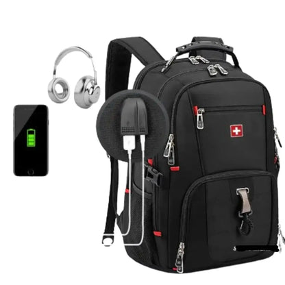 Multifunction USB Laptop Backpack – Waterproof Travel Bag