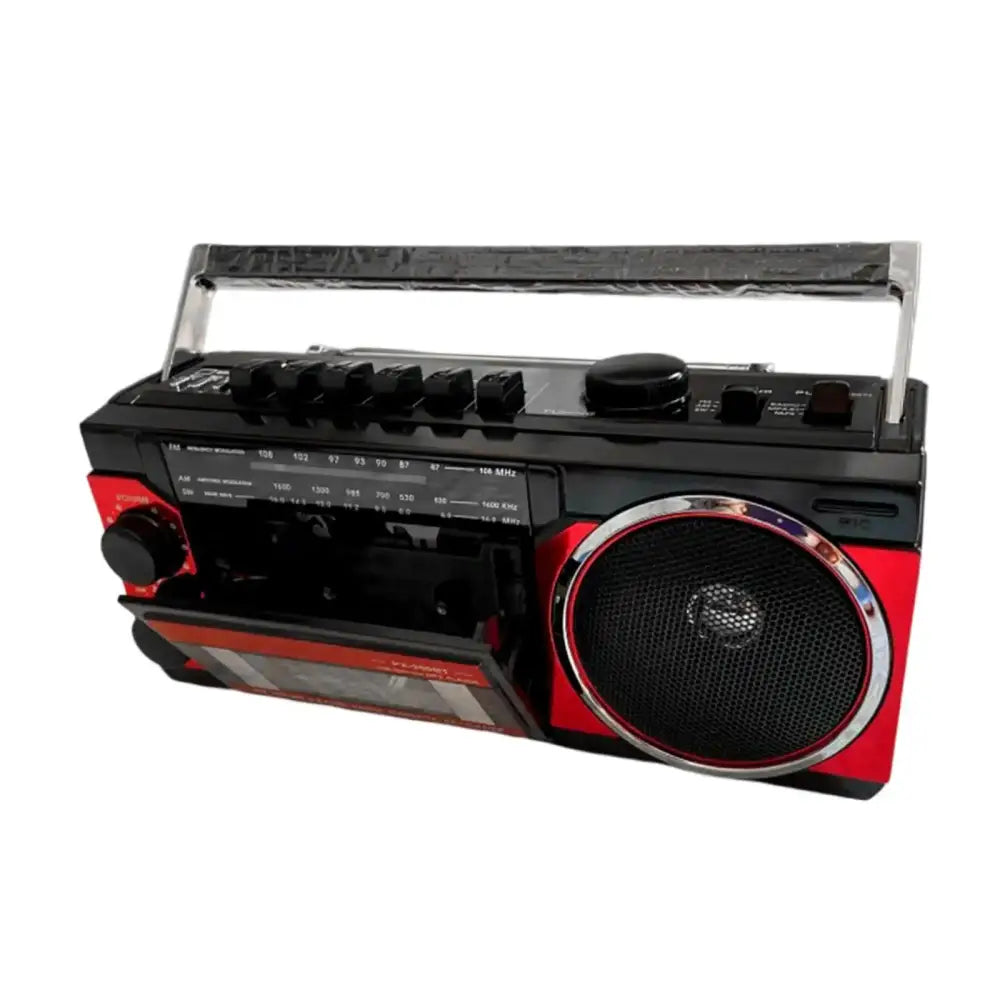 Portable AM/FM Radio Cassette Player