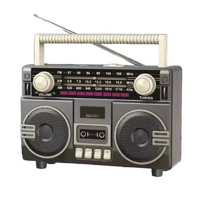 Portable AM/FM Radio Cassette Player
