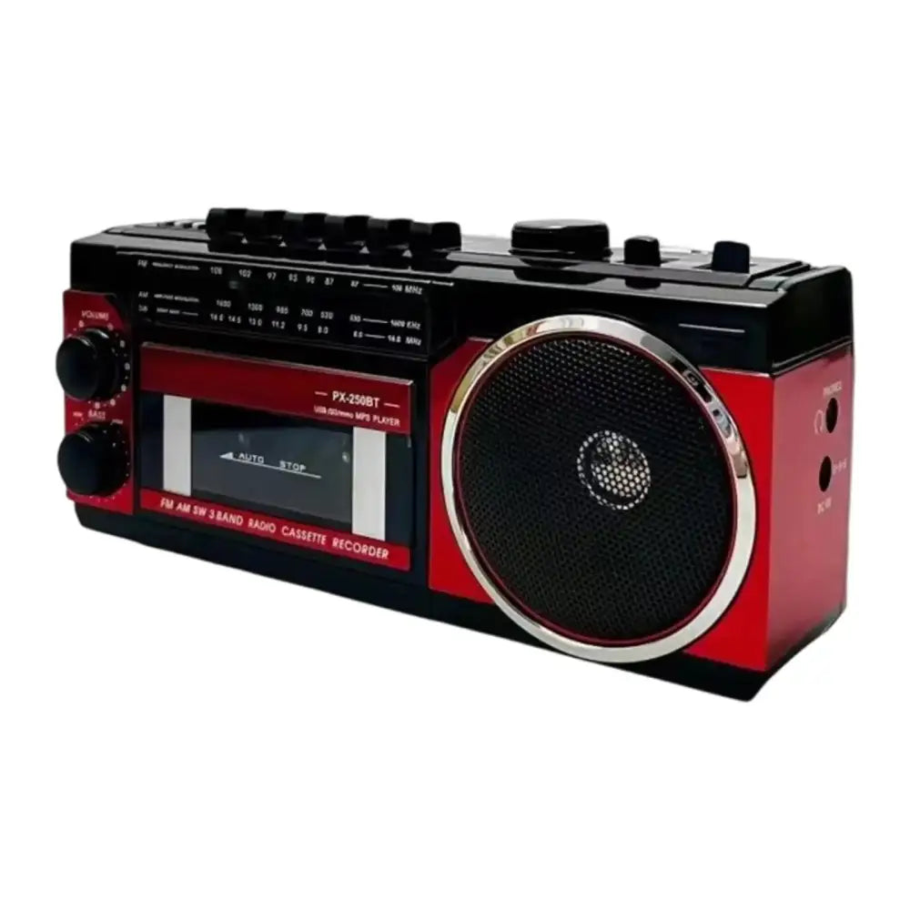 Portable AM/FM Radio Cassette Player