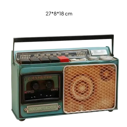 Portable AM/FM Radio Cassette Player