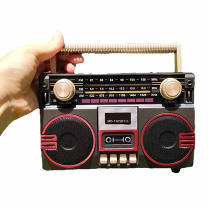Portable AM/FM Radio Cassette Player