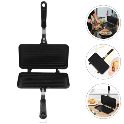 Multifunctional Sandwich Toaster & Nonstick Pan – Kitchen Appliance