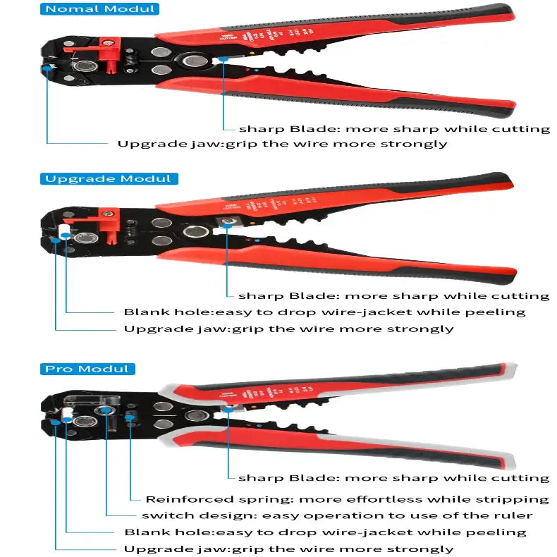 Multifunctional Wire Stripper & Crimper Pliers (different models available)