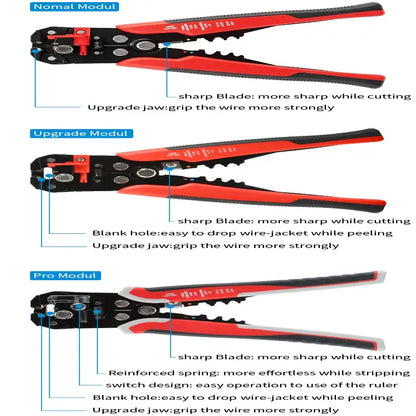 Multifunctional Wire Stripper & Crimper Pliers (different models available)