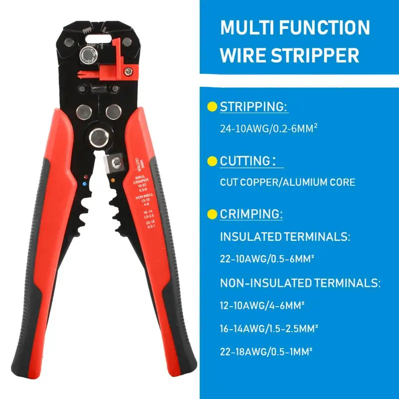 Multifunctional Wire Stripper & Crimper Pliers (different models available)
