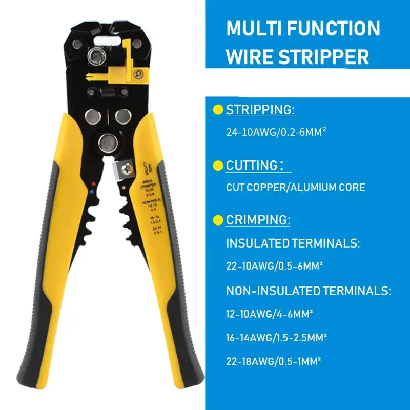 Multifunctional Wire Stripper & Crimper Pliers (different models available)
