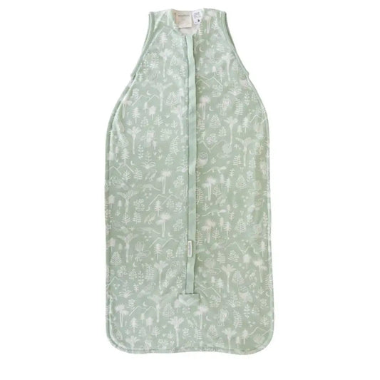 Woolbabe 3-Seasons Front Zip Sleeping Bag - MOSS WILDERNESS - Babyonline
