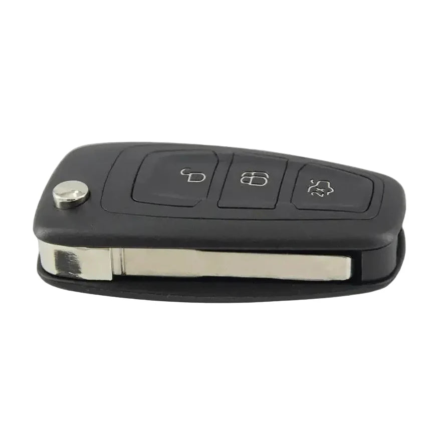 3-Button Flip Remote Car Key 434MHz 4D63 Chip HU101 for Ford Mondeo, Focus, C-Max & S-Max (2011–2015)