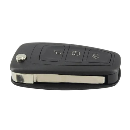 3-Button Flip Remote Car Key 434MHz 4D63 Chip HU101 for Ford Mondeo, Focus, C-Max & S-Max (2011–2015)