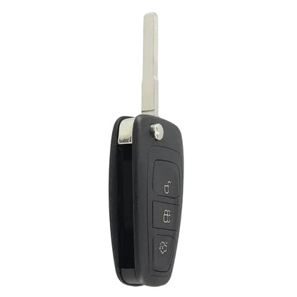 3-Button Flip Remote Car Key 434MHz 4D63 Chip HU101 for Ford Mondeo, Focus, C-Max & S-Max (2011–2015)