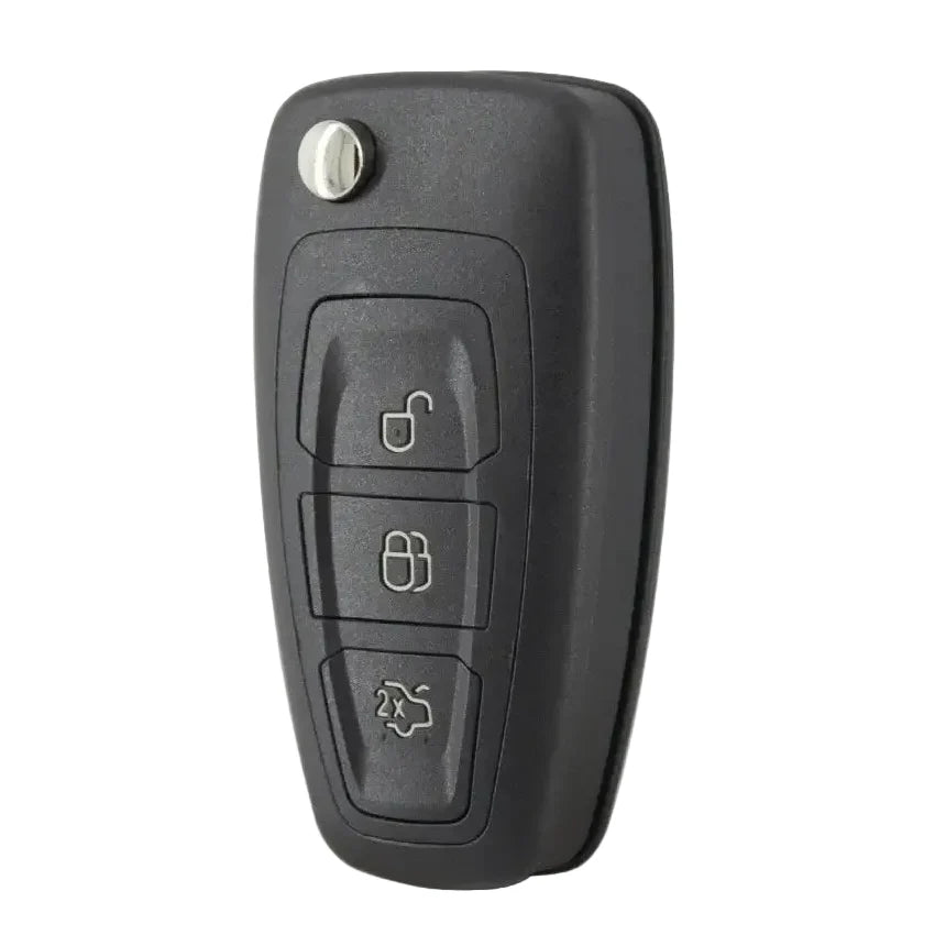 3-Button Flip Remote Car Key 434MHz 4D63 Chip HU101 for Ford Mondeo, Focus, C-Max & S-Max (2011–2015)