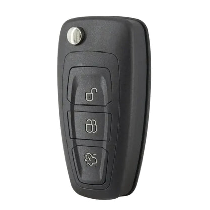 3-Button Flip Remote Car Key 434MHz 4D63 Chip HU101 for Ford Mondeo, Focus, C-Max & S-Max (2011–2015)