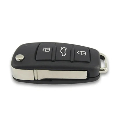 3-Button Flip Remote Key 434MHz ID48 HU66 for Audi A3 & TT (2006–2013)