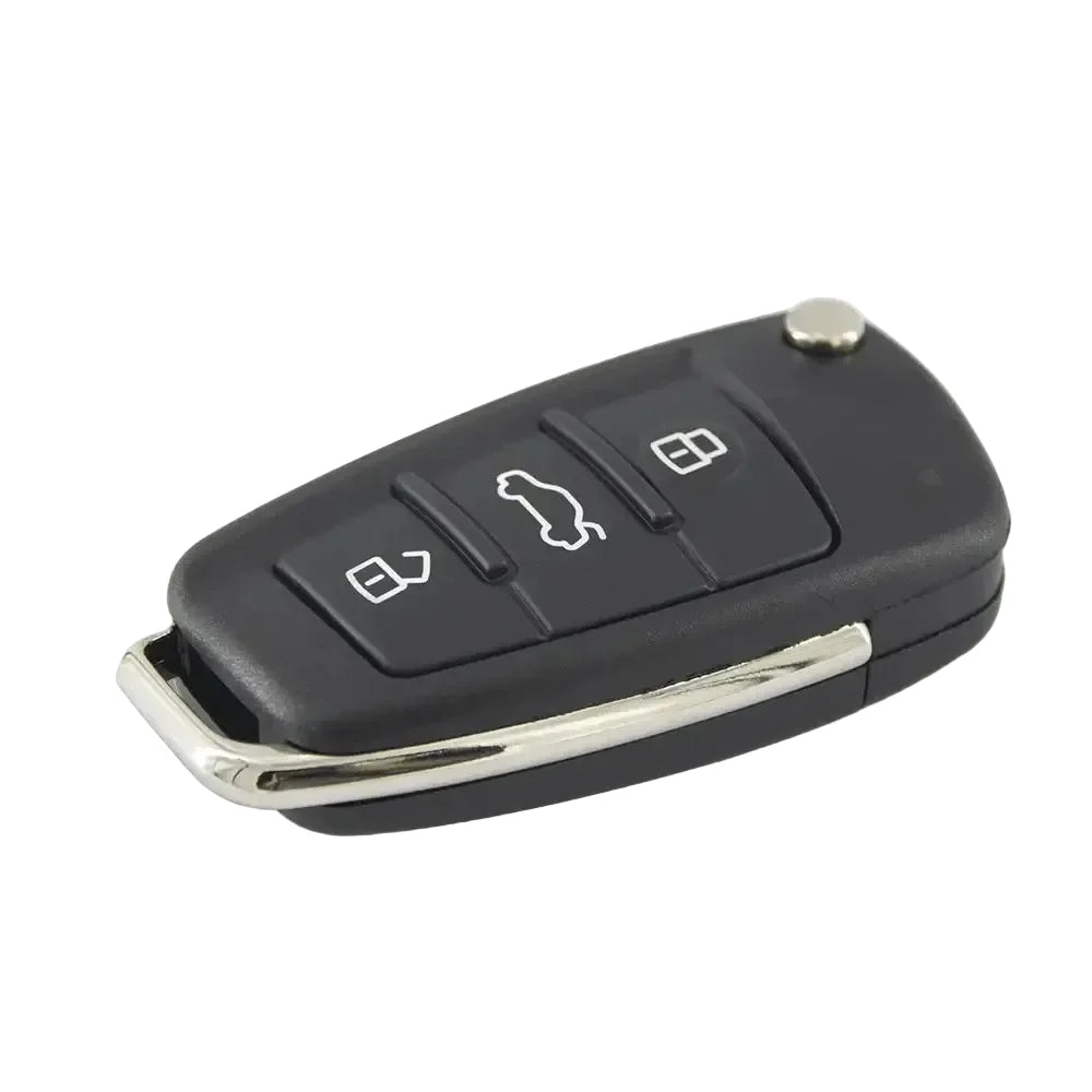 3-Button Flip Remote Key 434MHz ID48 HU66 for Audi A3 & TT (2006–2013)