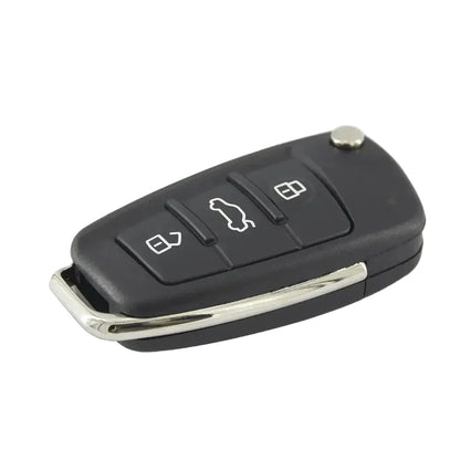 3-Button Flip Remote Key 434MHz ID48 HU66 for Audi A3 & TT (2006–2013)