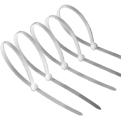 Nylon Cable Ties 3x100, 3x150, 4x200 & 5x250mm Self-Locking