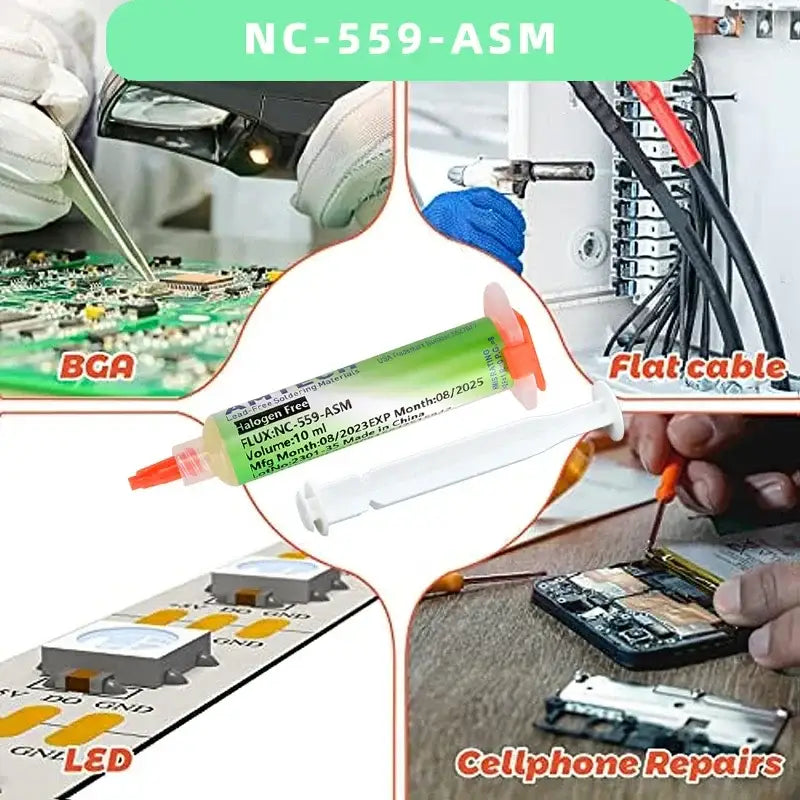 NC-559-ASM No-Clean Solder Paste (10cc) (different quantities available)