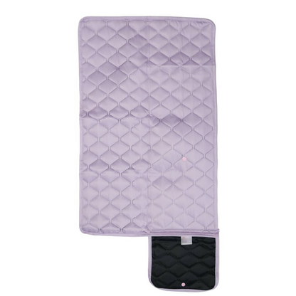 A waterproof quilted play mat that is perfect to fit in a nappy ag when out and about to keep baby comfortable and changed. 