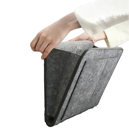 Felt Bedside Storage Bag with Hanging Pockets
